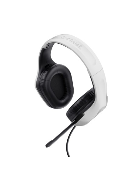 Trust GXT 415W Zirox Auricolare Cablato A Padiglione Giocare Bianco