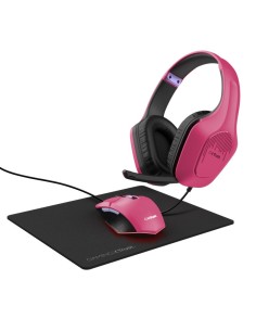 Trust GXT 790 Auricolare Cablato A Padiglione Giocare Nero, Rosa