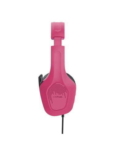 Trust GXT 790 Auricolare Cablato A Padiglione Giocare Nero, Rosa