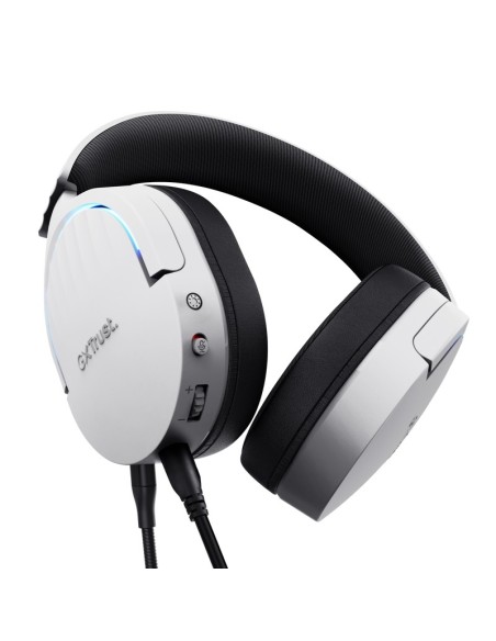 Trust GXT 490 FAYZO Auricolare Cablato A Padiglione Motocicletta USB tipo A Nero, Bianco