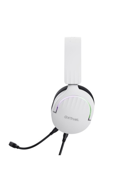 Trust GXT 490 FAYZO Auricolare Cablato A Padiglione Motocicletta USB tipo A Nero, Bianco