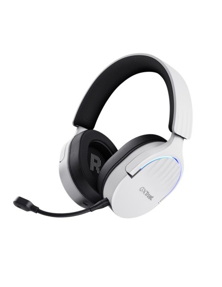 Trust GXT 491W FAYZO Auricolare Con cavo e senza cavo A Padiglione Giocare USB tipo-C Bluetooth Nero, Bianco