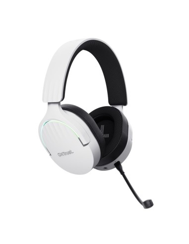 Trust GXT 491W FAYZO Auricolare Con cavo e senza cavo A Padiglione Giocare USB tipo-C Bluetooth Nero, Bianco