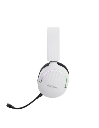 Trust GXT 491W FAYZO Auricolare Con cavo e senza cavo A Padiglione Giocare USB tipo-C Bluetooth Nero, Bianco