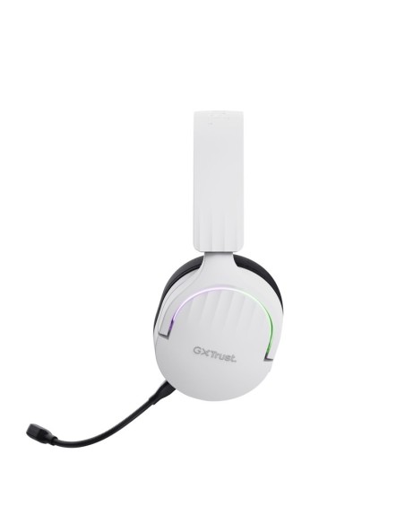Trust GXT 491W FAYZO Auricolare Con cavo e senza cavo A Padiglione Giocare USB tipo-C Bluetooth Nero, Bianco