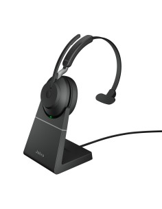 Jabra Evolve2 65, UC Mono Auricolare Wireless A Padiglione Ufficio USB tipo A Bluetooth Nero