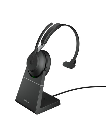 Jabra Evolve2 65, UC Mono Auricolare Wireless A Padiglione Ufficio USB tipo A Bluetooth Nero