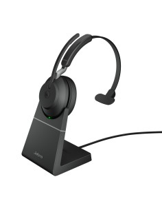 Jabra Evolve2 65, MS Mono Auricolare Wireless A Padiglione Ufficio USB tipo A Bluetooth Nero