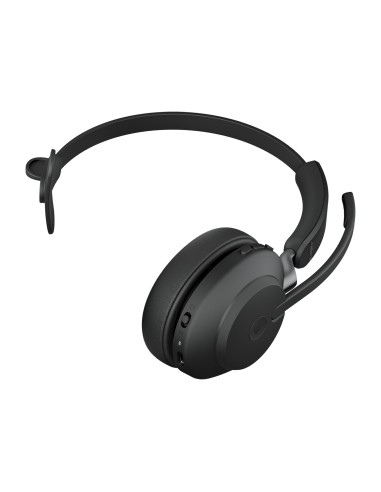 Jabra Evolve2 65, MS Mono Auricolare Wireless A Padiglione Ufficio USB tipo A Bluetooth Nero