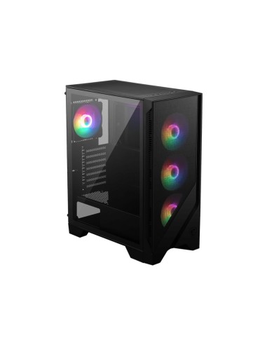 MSI MAG FORGE 120A AIRFLOW computer case Midi Tower Nero, Trasparente