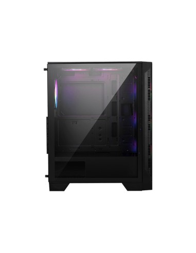 MSI MAG FORGE 120A AIRFLOW computer case Midi Tower Nero, Trasparente