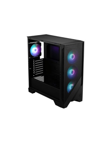 MSI MAG FORGE 320R AIRFLOW computer case Micro Tower Nero, Trasparente