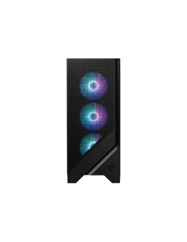 MSI MAG FORGE 320R AIRFLOW computer case Micro Tower Nero, Trasparente