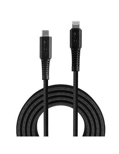 Lindy 31286 cavo Lightning 1 m Nero