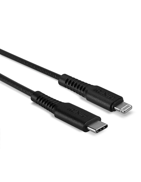 Lindy 31286 cavo Lightning 1 m Nero