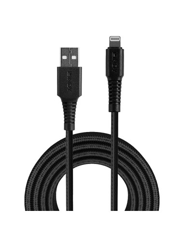 Lindy 31290 cavo Lightning 0,5 m Nero