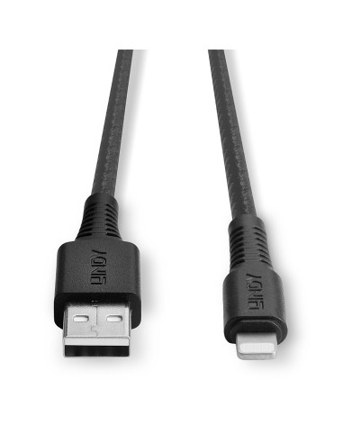 Lindy 31290 cavo Lightning 0,5 m Nero