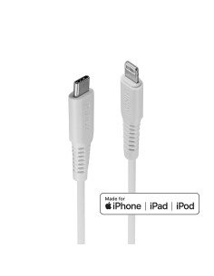 Lindy 31316 cavo Lightning 1 m Bianco