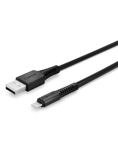 Lindy 31321 cavo Lightning 2 m Nero