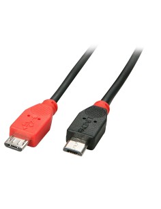 Lindy 31760 cavo USB 2 m USB 2.0 Micro-USB B Nero