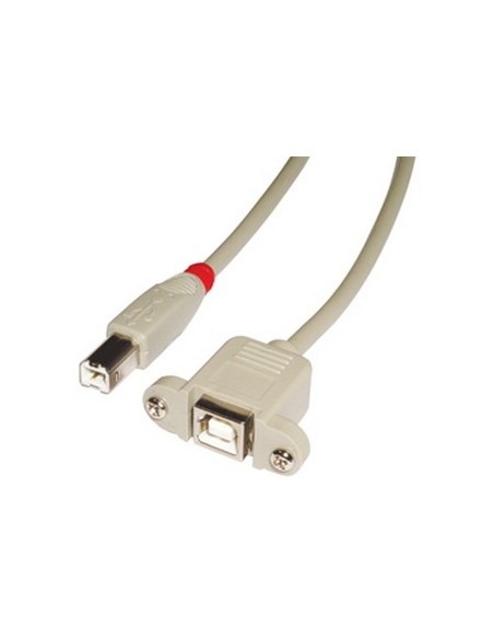 Lindy 31801 cavo USB 1 m USB 2.0 USB B Grigio