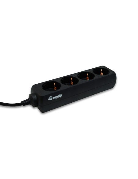 Equip 333281 prolunghe e multiple 1,1 m 4 presa(e) AC Nero
