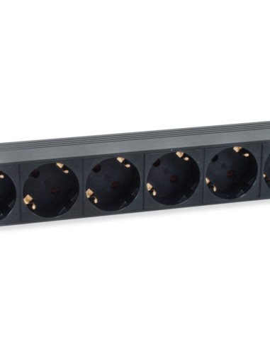 Equip 333286 unità di distribuzione dell'energia (PDU) 8 presa(e) AC 1U Nero
