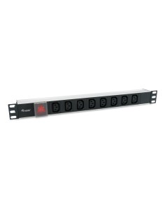 Equip 333310 unità di distribuzione dell'energia (PDU) 8 presa(e) AC 1U Nero