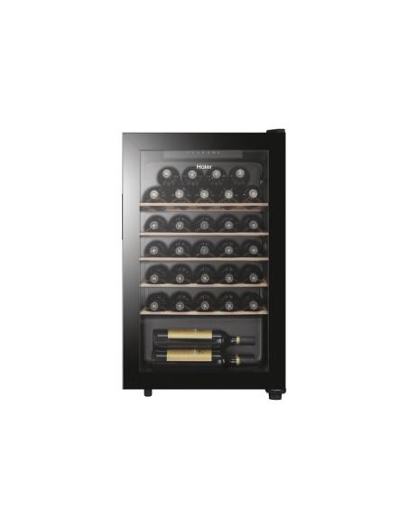Haier Wine Bank 50 Serie 3 HWS33GG Cantinetta vino con compressore Libera installazione Nero 33 bottiglia bottiglie