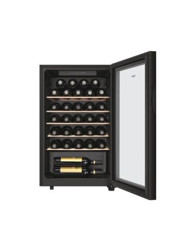 Haier Wine Bank 50 Serie 3 HWS33GG Cantinetta vino con compressore Libera installazione Nero 33 bottiglia bottiglie