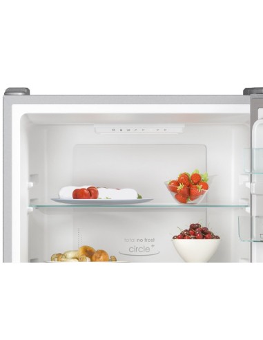 Candy Fresco CCE3T618ES frigorifero con congelatore Libera installazione 341 L E Argento