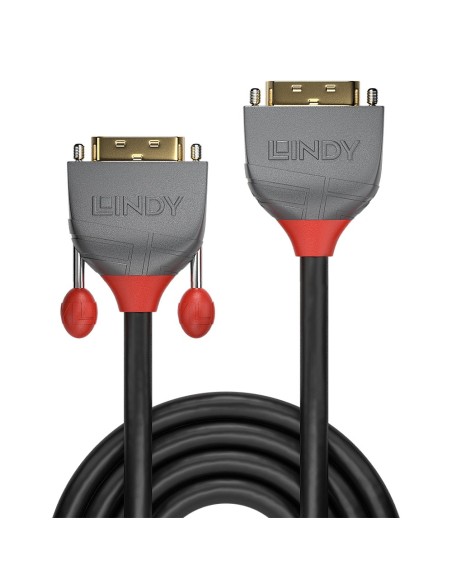 Lindy 36232 cavo DVI 2 m DVI-D DVI-I Nero