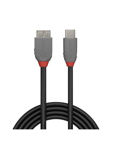 Lindy 36621 cavo USB 1 m USB 3.2 Gen 1 (3.1 Gen 1) USB C Micro-USB B Nero