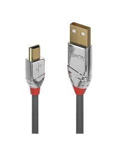 Lindy 36631 cavo USB 1 m USB 2.0 USB A Mini-USB B Grigio