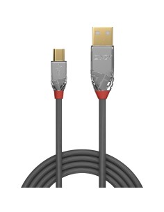 Lindy 36631 cavo USB 1 m USB 2.0 USB A Mini-USB B Grigio 2