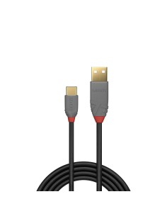 Lindy 36886 cavo USB 1 m USB 2.0 USB A USB C Nero, Grigio 2