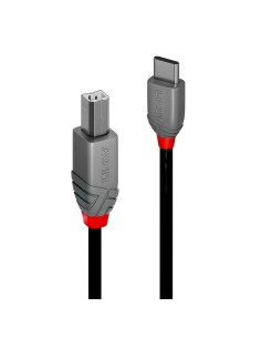 Lindy 36942 cavo USB 2 m USB 2.0 USB C USB B Nero