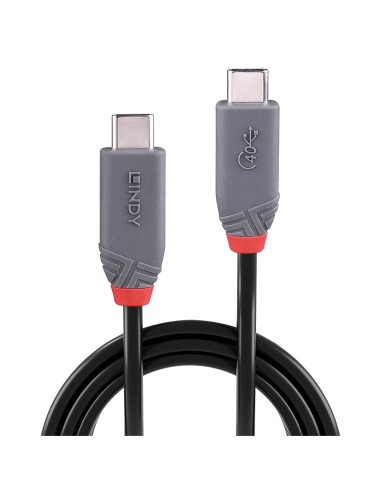 Lindy 36947 cavo USB 0,8 m USB4 Gen 3x2 USB C Nero