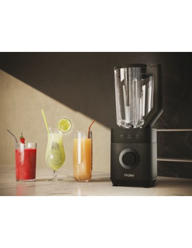 Haier Frullatore I-Master Serie 5 Obsidian grey, 6 lame in acciaio inox, Caraffa in vetro da 2 L, 3 programmi preimpostati,