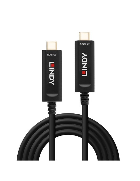 Lindy 38503 cavo USB 15 m USB C Nero