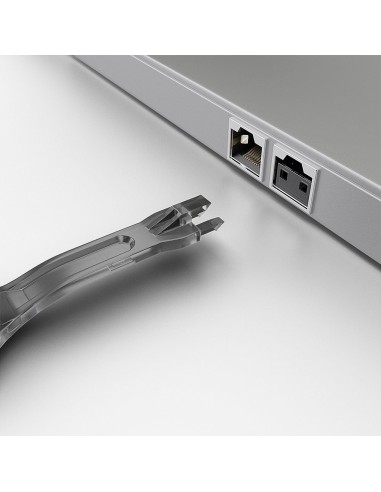 Lindy 40630 clip sicura Chiave bloccaporta RJ-45 Nero Acrilonitrile butadiene stirene (ABS) 1 pz