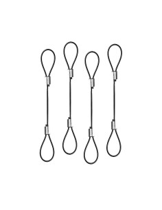Lindy 40774 cavo di sicurezza Nero 0,15 m