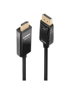 Lindy 40924 cavo e adattatore video 0,5 m DisplayPort HDMI tipo A (Standard) Nero