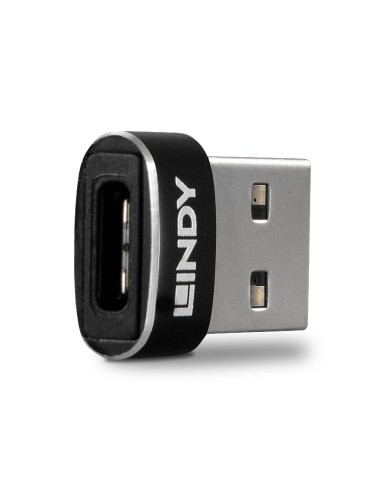 Lindy 41884 adattatore per inversione del genere dei cavi USB Type-A USB tipo-C Nero