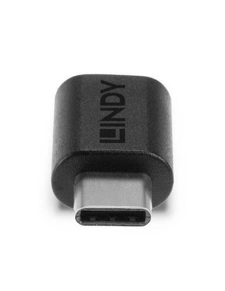 Lindy 41893 adattatore per inversione del genere dei cavi USB 3.2 Type C Nero