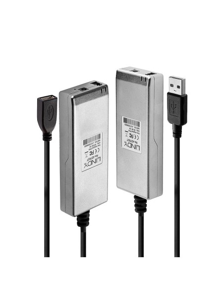 Lindy 42702 moltiplicatore di rete Ricevitore e trasmettitore di rete Grigio
