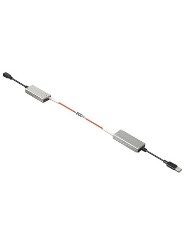 Lindy 42702 moltiplicatore di rete Ricevitore e trasmettitore di rete Grigio