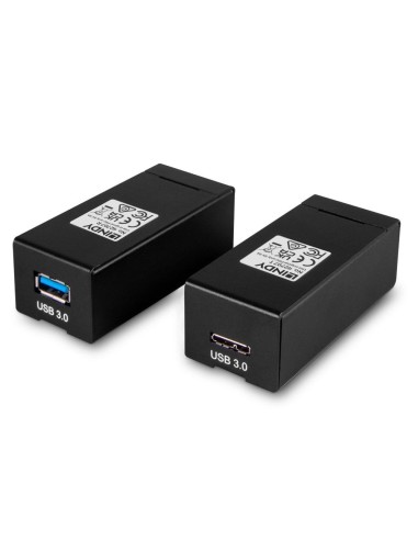 Lindy 42707 moltiplicatore AV Trasmettitore e ricevitore AV Nero