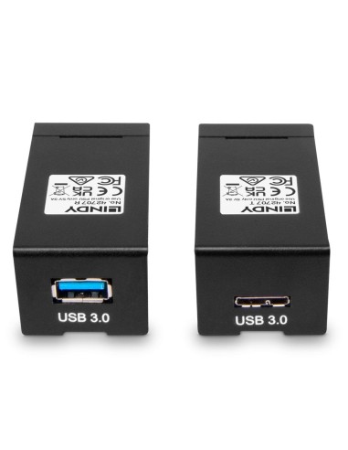 Lindy 42707 moltiplicatore AV Trasmettitore e ricevitore AV Nero