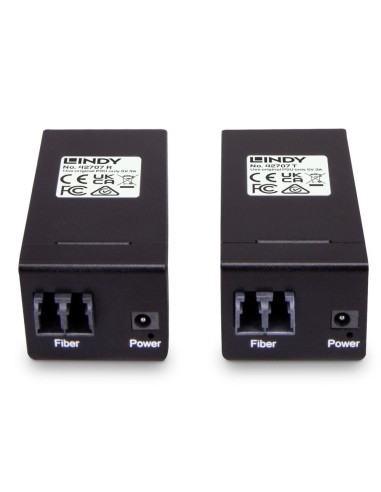 Lindy 42707 moltiplicatore AV Trasmettitore e ricevitore AV Nero